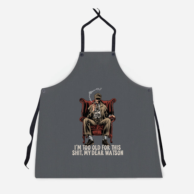 My Dear Watson-Unisex-Kitchen-Apron-zascanauta