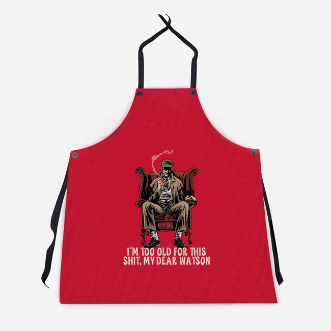 My Dear Watson-Unisex-Kitchen-Apron-zascanauta