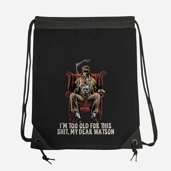 My Dear Watson-None-Drawstring-Bag-zascanauta