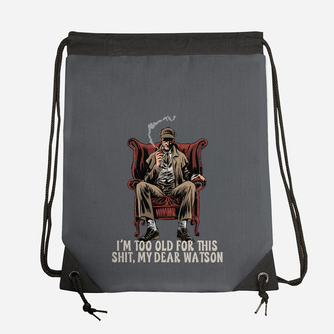 My Dear Watson-None-Drawstring-Bag-zascanauta