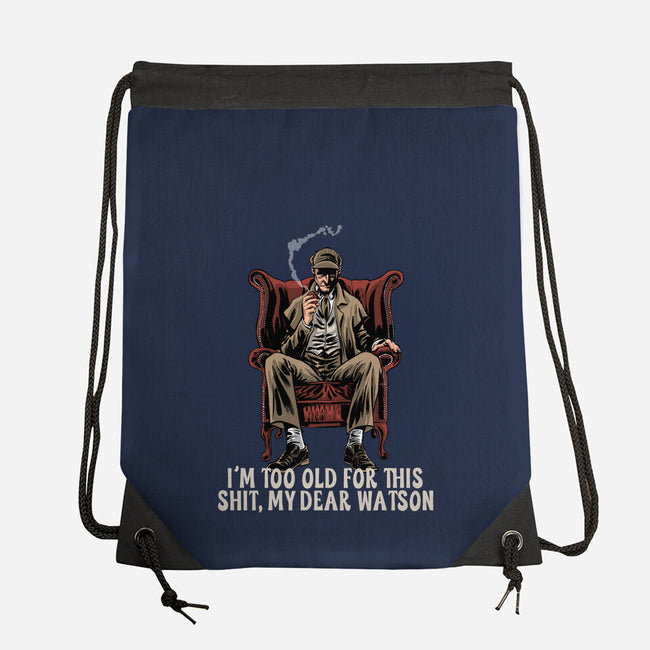My Dear Watson-None-Drawstring-Bag-zascanauta