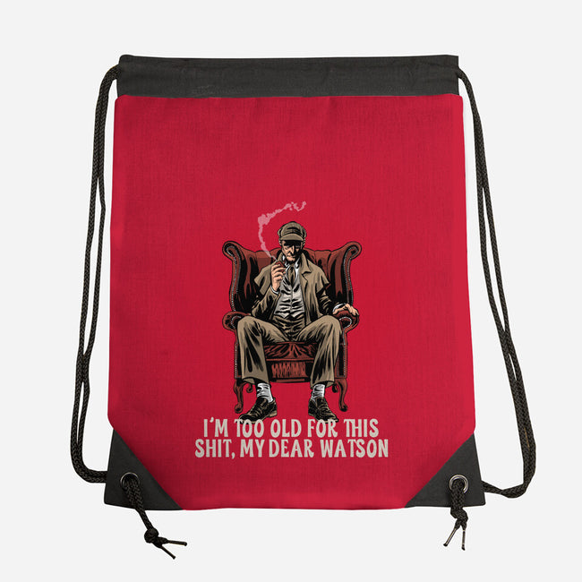 My Dear Watson-None-Drawstring-Bag-zascanauta