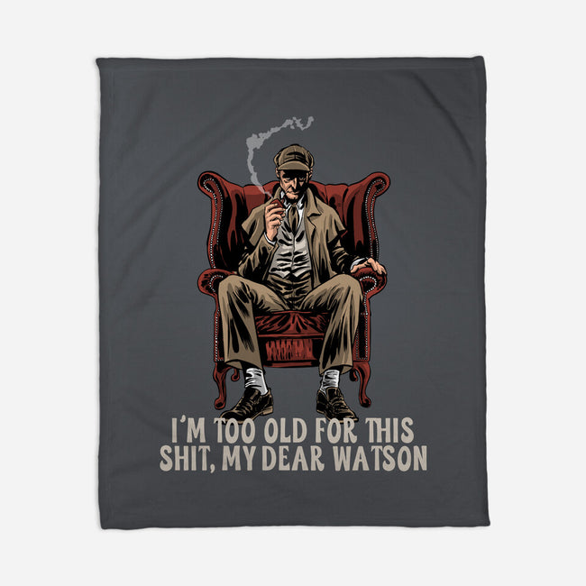 My Dear Watson-None-Fleece-Blanket-zascanauta