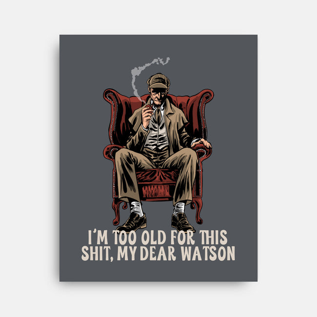 My Dear Watson-None-Stretched-Canvas-zascanauta