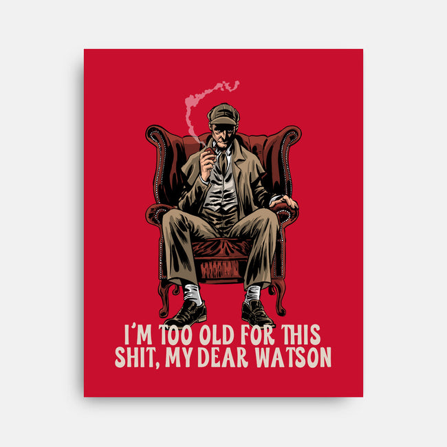 My Dear Watson-None-Stretched-Canvas-zascanauta