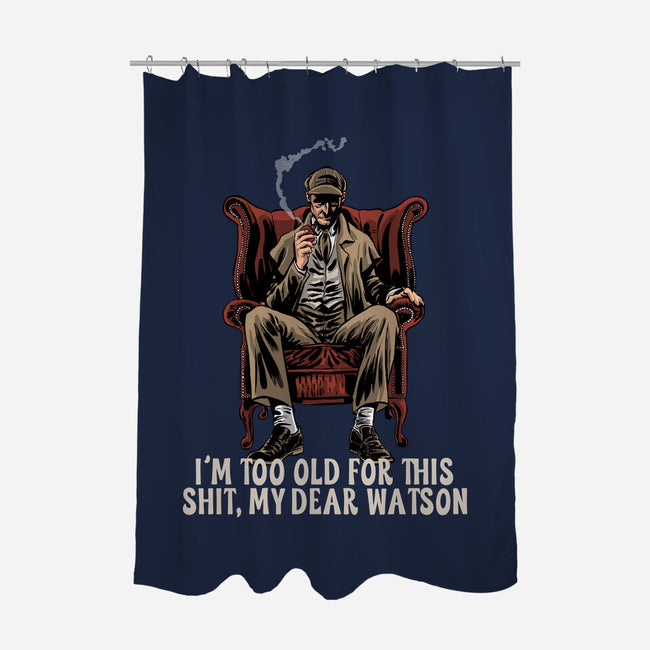 My Dear Watson-None-Polyester-Shower Curtain-zascanauta