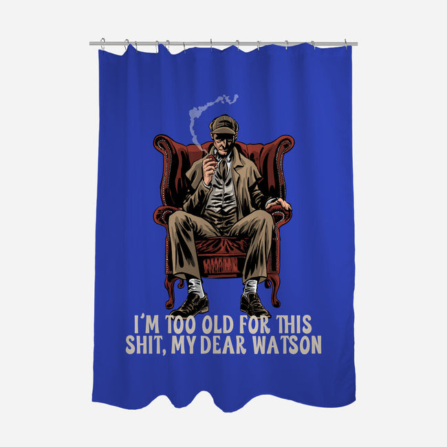 My Dear Watson-None-Polyester-Shower Curtain-zascanauta