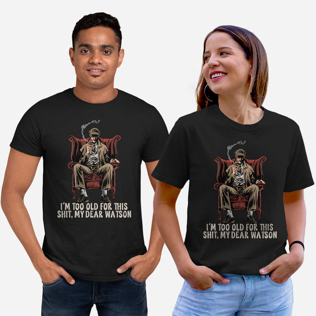 My Dear Watson-Unisex-Basic-Tee-zascanauta