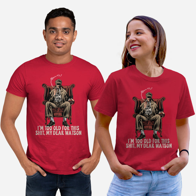 My Dear Watson-Unisex-Basic-Tee-zascanauta