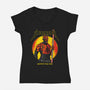 Maultallica-Womens-V-Neck-Tee-CappO