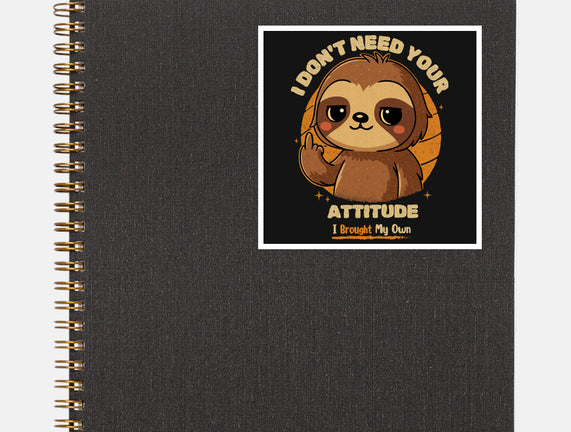 Sloth With Attitude