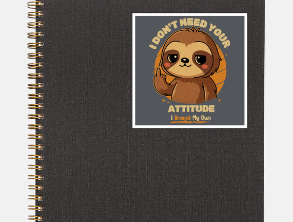 Sloth With Attitude