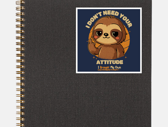 Sloth With Attitude