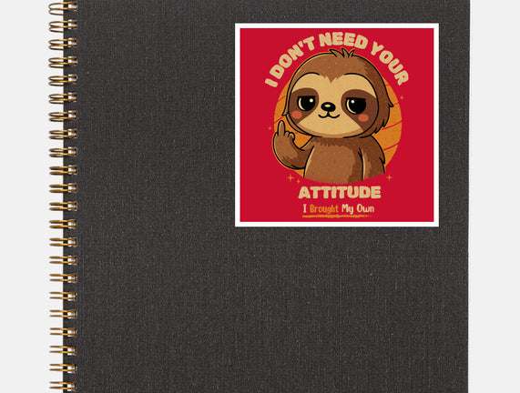 Sloth With Attitude