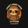 Sloth With Attitude-Youth-Crew Neck-Sweatshirt-Trendlory