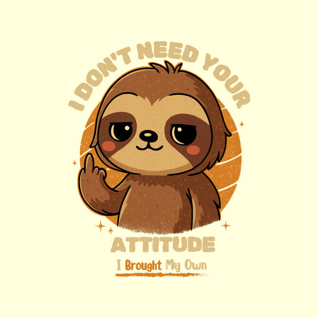 Sloth With Attitude-None-Stretched-Canvas-Trendlory