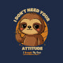 Sloth With Attitude-Youth-Pullover-Sweatshirt-Trendlory