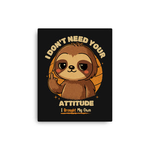 Sloth With Attitude