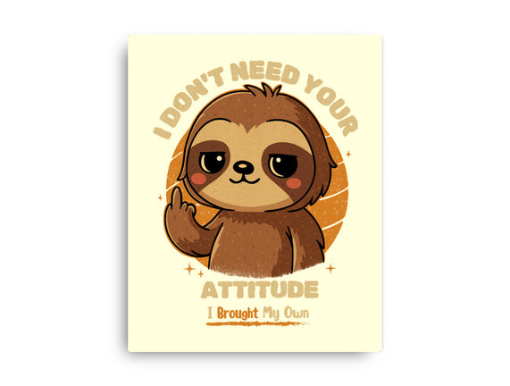 Sloth With Attitude