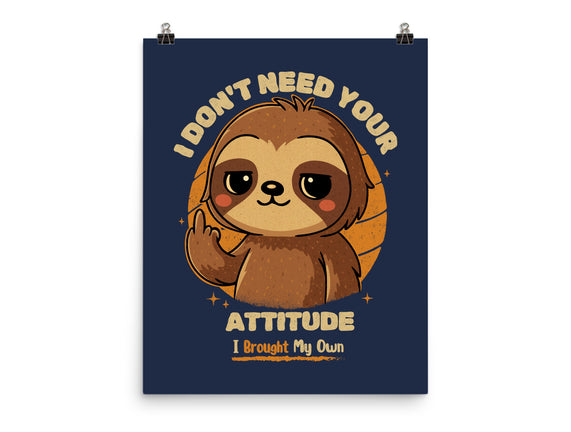 Sloth With Attitude