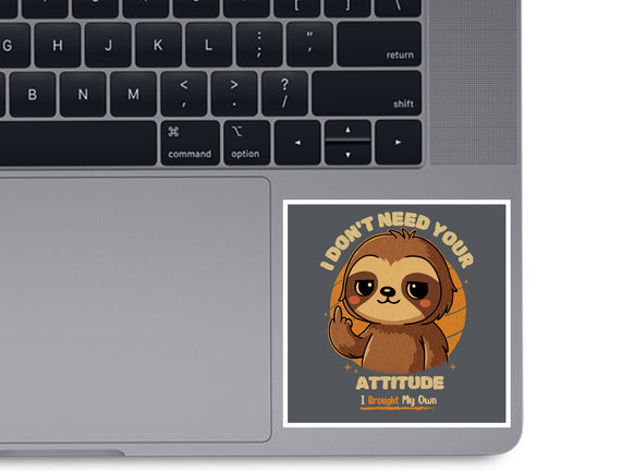 Sloth With Attitude