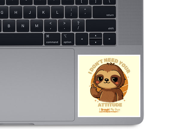 Sloth With Attitude