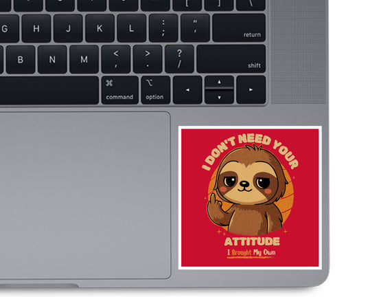 Sloth With Attitude