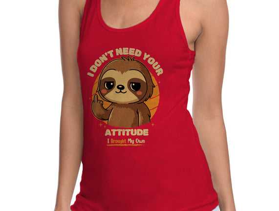 Sloth With Attitude