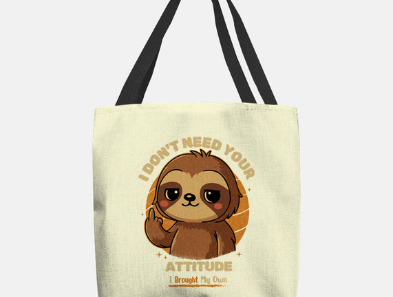 Sloth With Attitude