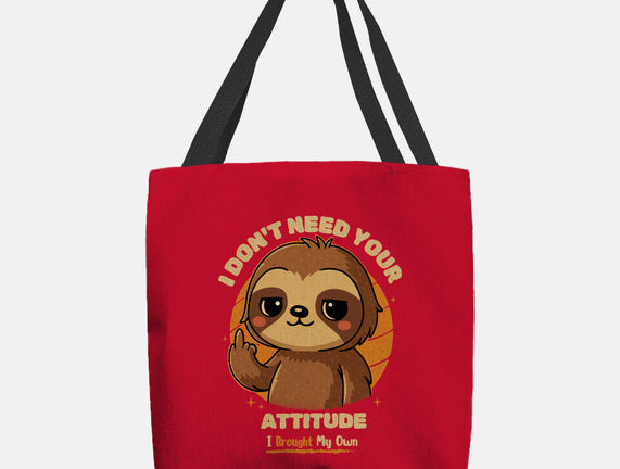 Sloth With Attitude