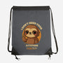 Sloth With Attitude-None-Drawstring-Bag-Trendlory
