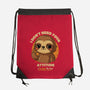 Sloth With Attitude-None-Drawstring-Bag-Trendlory