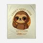 Sloth With Attitude-None-Fleece-Blanket-Trendlory