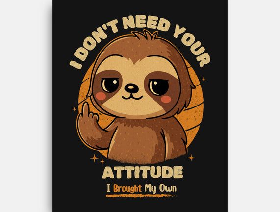 Sloth With Attitude