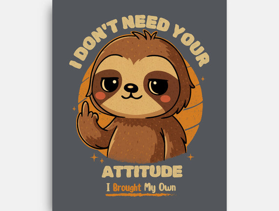 Sloth With Attitude