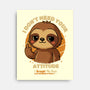 Sloth With Attitude-None-Stretched-Canvas-Trendlory