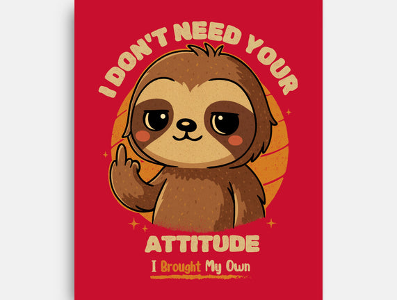 Sloth With Attitude