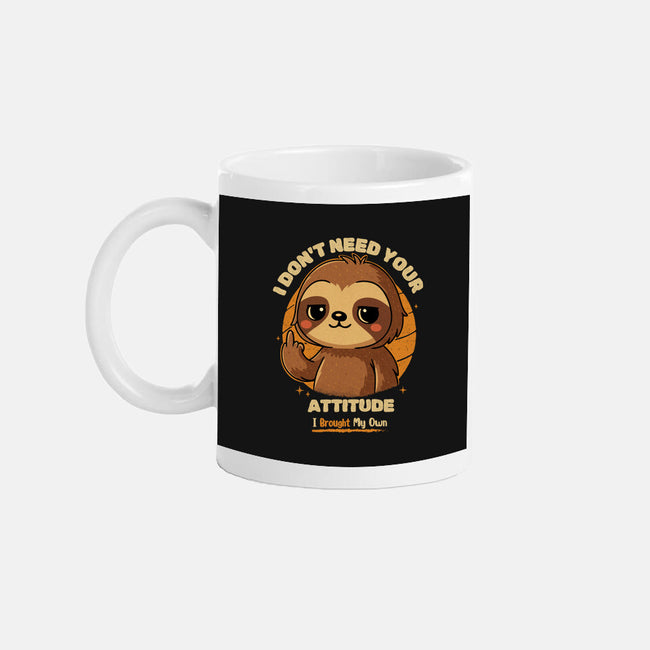 Sloth With Attitude-None-Mug-Drinkware-Trendlory