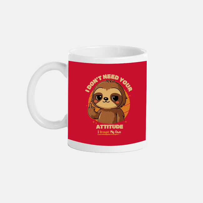 Sloth With Attitude-None-Mug-Drinkware-Trendlory