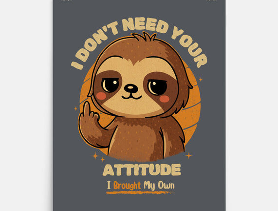 Sloth With Attitude