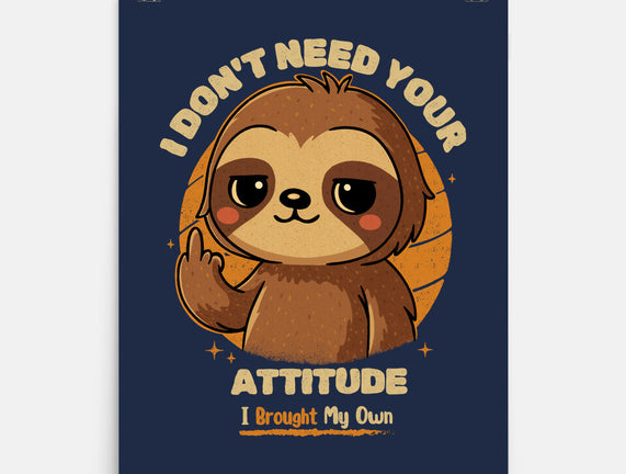 Sloth With Attitude