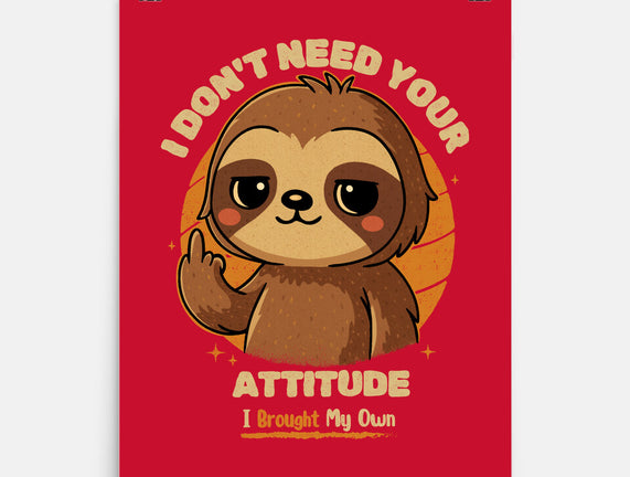 Sloth With Attitude