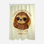 Sloth With Attitude-None-Polyester-Shower Curtain-Trendlory