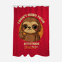 Sloth With Attitude-None-Polyester-Shower Curtain-Trendlory