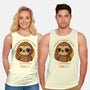 Sloth With Attitude-Unisex-Basic-Tank-Trendlory