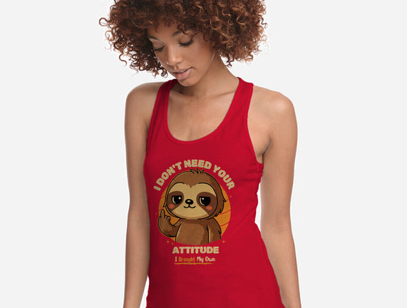 Sloth With Attitude