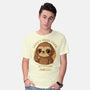 Sloth With Attitude-Mens-Basic-Tee-Trendlory