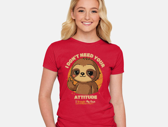 Sloth With Attitude