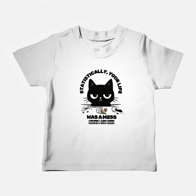 Statistically Your Life Was A Mess-Baby-Basic-Tee-Trendlory