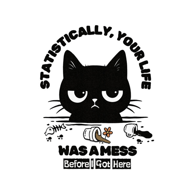 Statistically Your Life Was A Mess-Womens-V-Neck-Tee-Trendlory